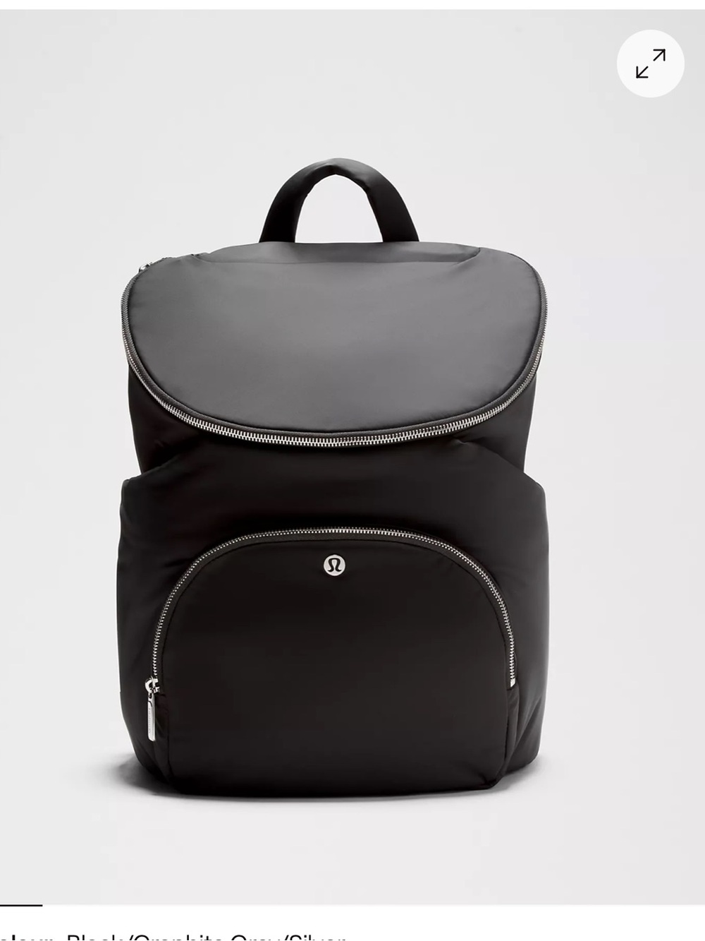 Lululemon New Parent Backpack 17L Black Diaper Bag